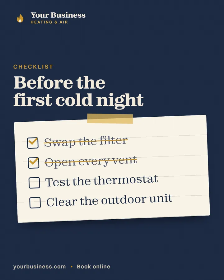 Sample post: Before the first cold night